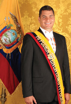Rafael Correa - Président de l'Equateur