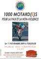 1.000 motard(e)s pour la Marche Mondiale !